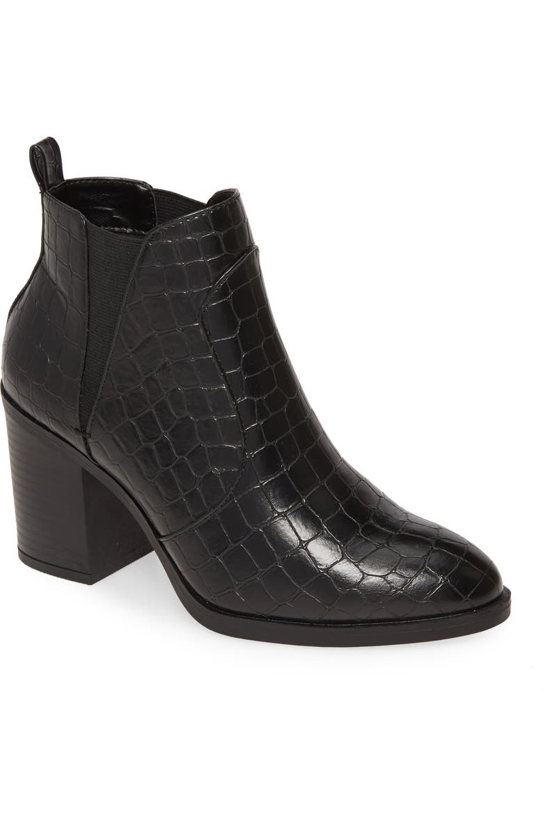 MIA Hart Faux Leather Bootie, Main, color,