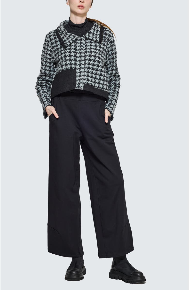 LUUKAA Novaea Mixed-Media Jacket, Alternate, color, Monochrome Black