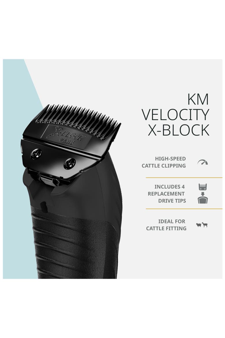 Corded Cattle Clipper with Detachable Blade for Animal Grooming, Alternate, color, Black