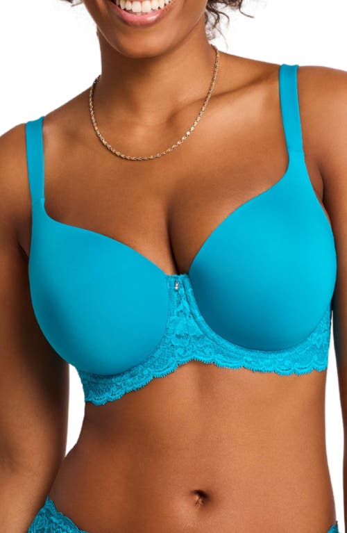 Montelle Intimates Pure Plus Underwire T-shirt Bra In Turquoise