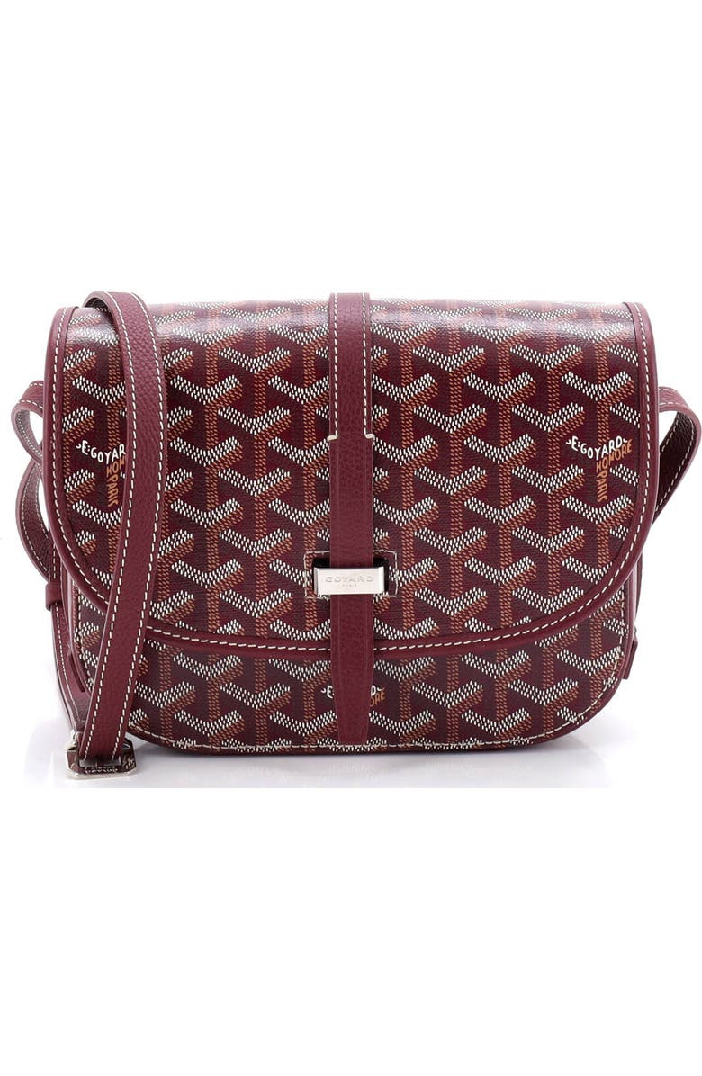 Pre-Owned Goyard Belvedere II Messenger Bag Coated Canvas PM, Main, color, Rose Gold