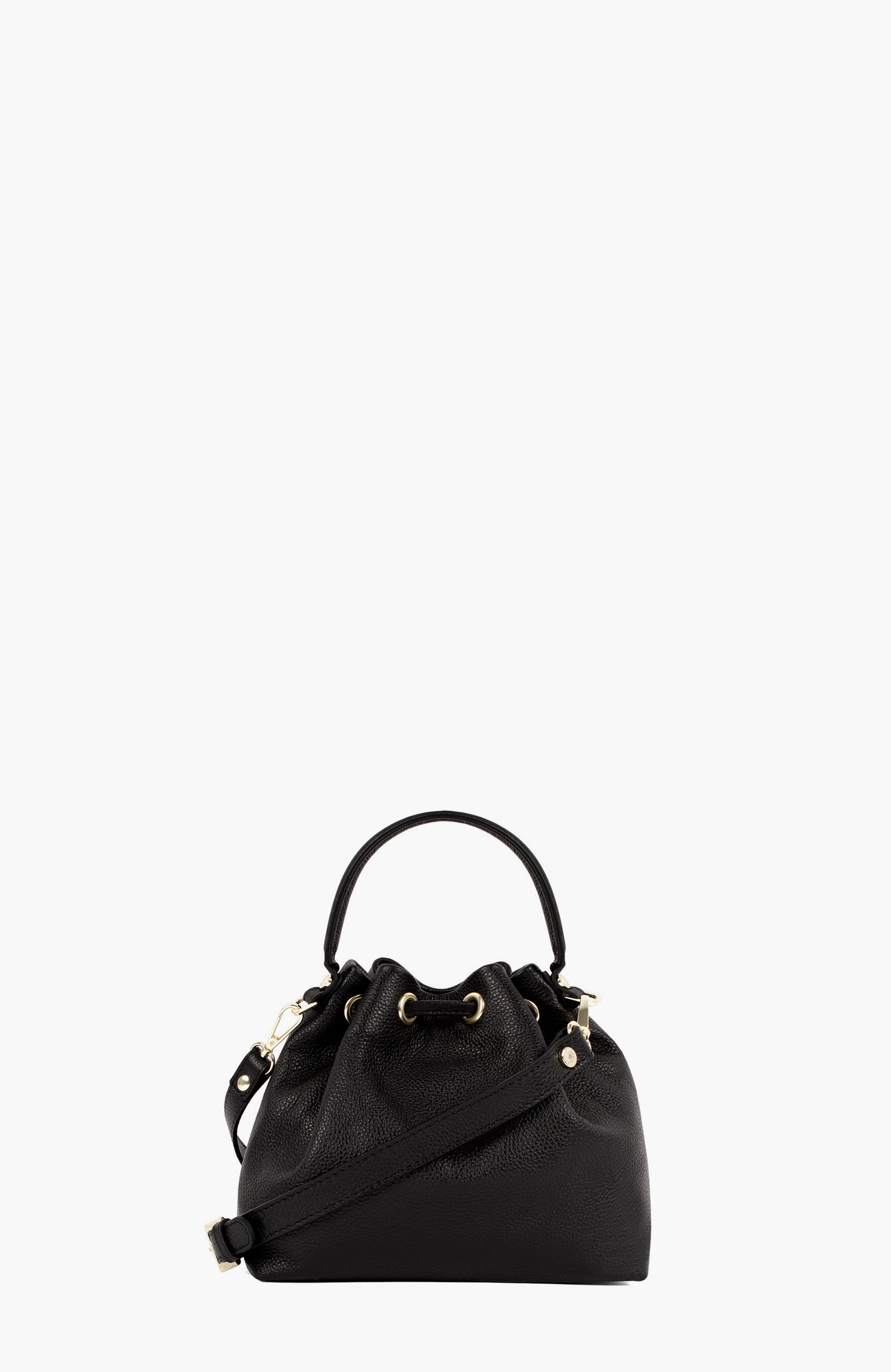 Signature CV By Cavalinho Leather Bucket Bag 651, Alternate, color, Black