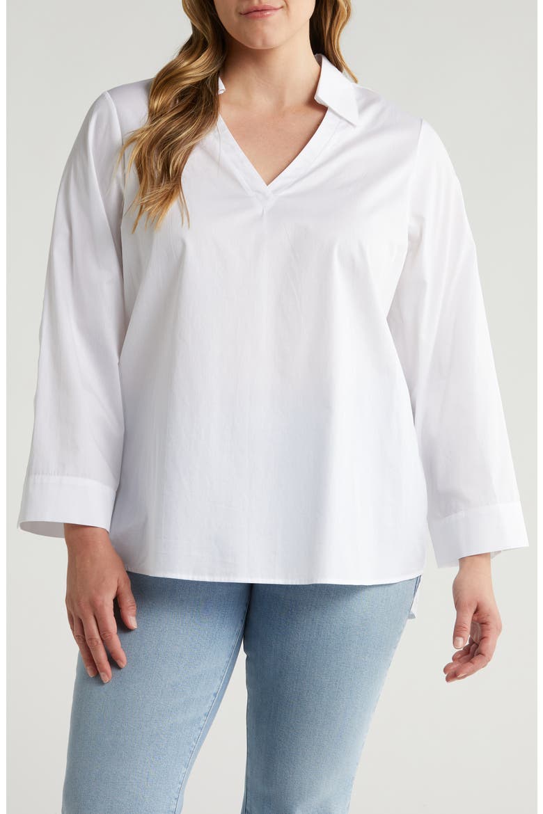 Lilou Long Sleeve Top, Main, color, WHITE