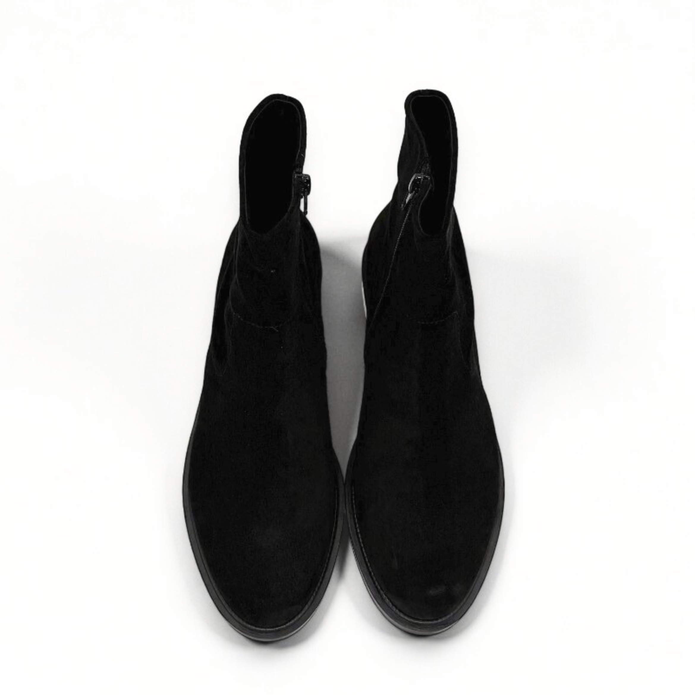 Amie Rafa Flacco Suede Boots, Alternate, color, Black