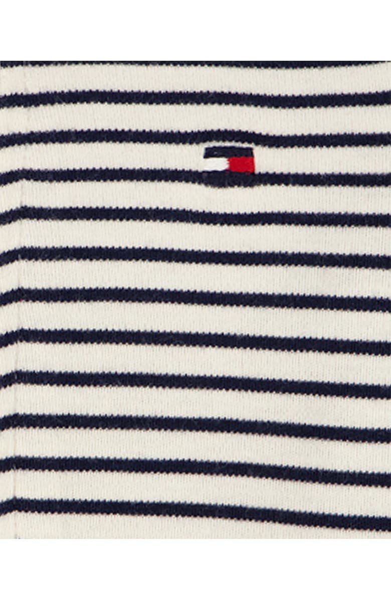 Tommy Hilfiger Cotton Blend Footie, Alternate, color, Navy