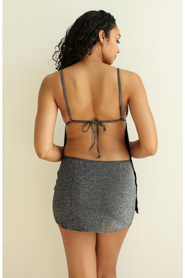 Backstage Tank Top, Alternate, color, Sparkle Black