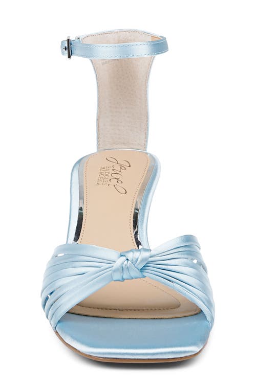 Jewel Badgley Mischka Silvia Ankle Strap Sandal In Blue