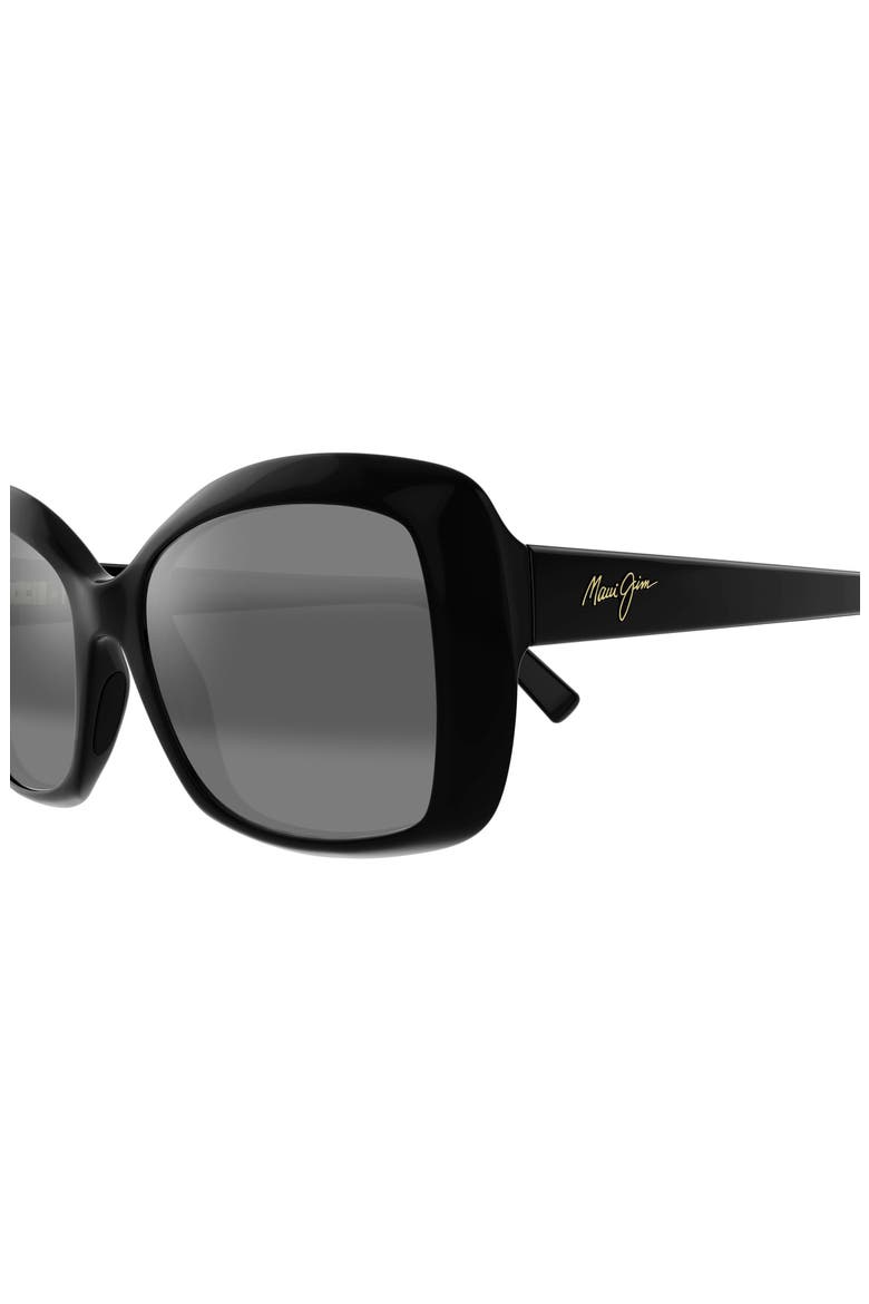 Orchid 57mm PolarizedPlus2® Square Sunglasses, Alternate, color, BLACK