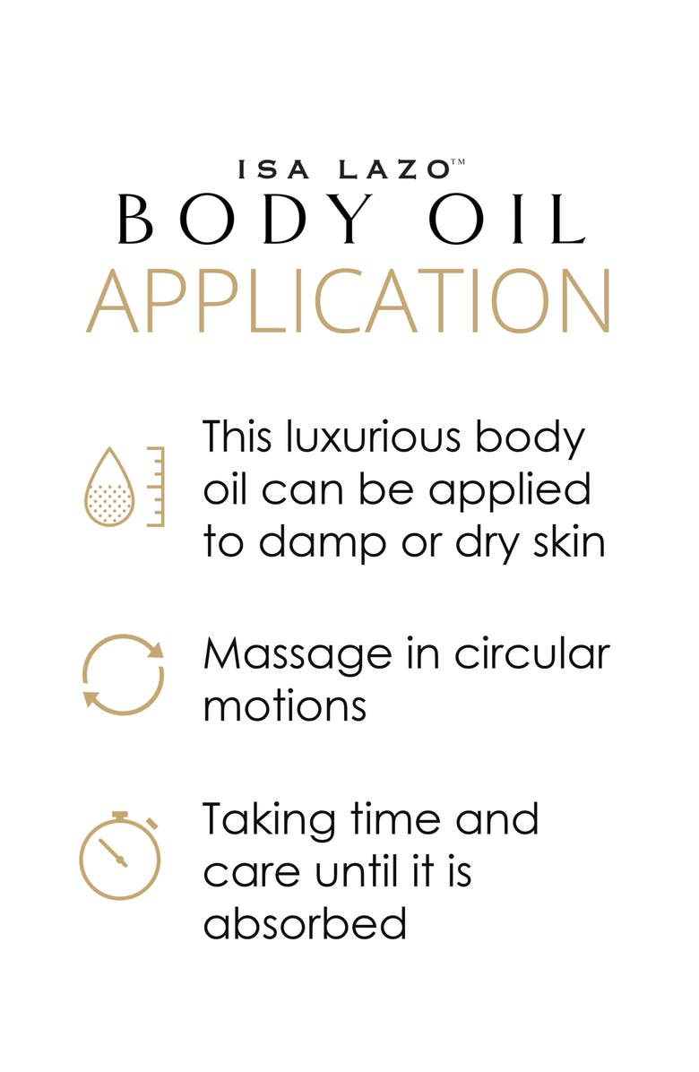 ISA LAZO Body Oil, Alternate, color, 