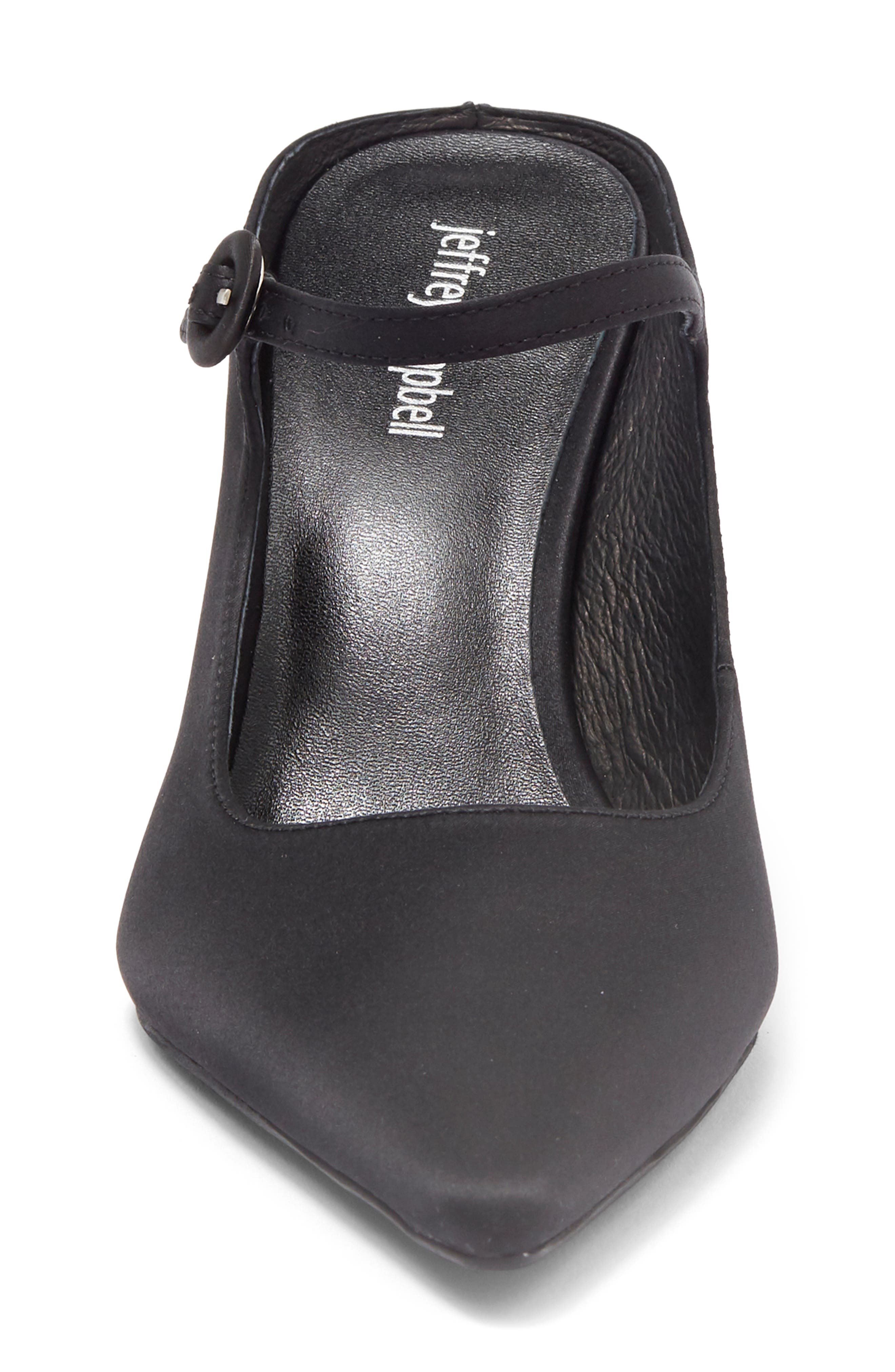 Tiyera Pointed Toe Mule, Alternate, color, BLACK SILK