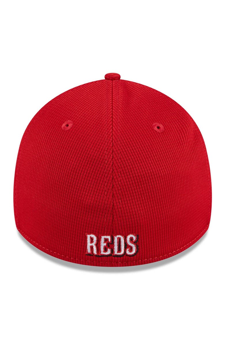 New Era Men's New Era White Cincinnati Reds 2025 Batting Practice 39THIRTY Flex Hat, Alternate, color, White