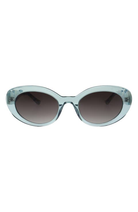 52mm Oval Sunglasses