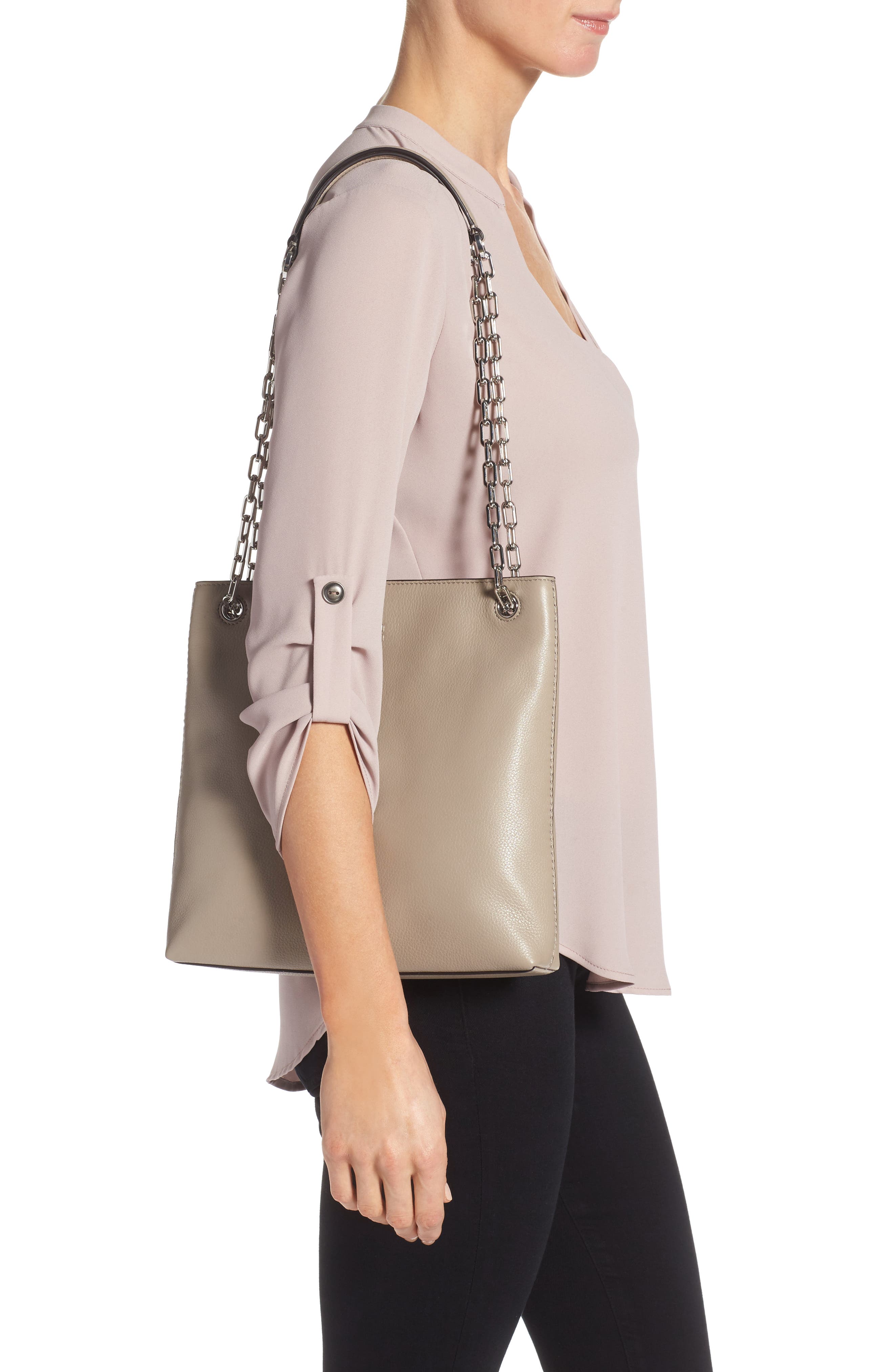 Frida Swingpack Leather Crossbody Bag (Nordstrom Exclusive), Alternate, color, FRENCH GREY