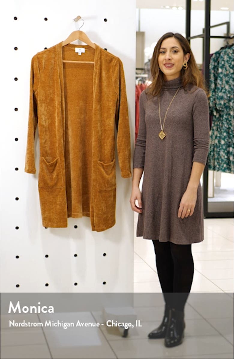 Chenille Longline Cardigan, sales video thumbnail
