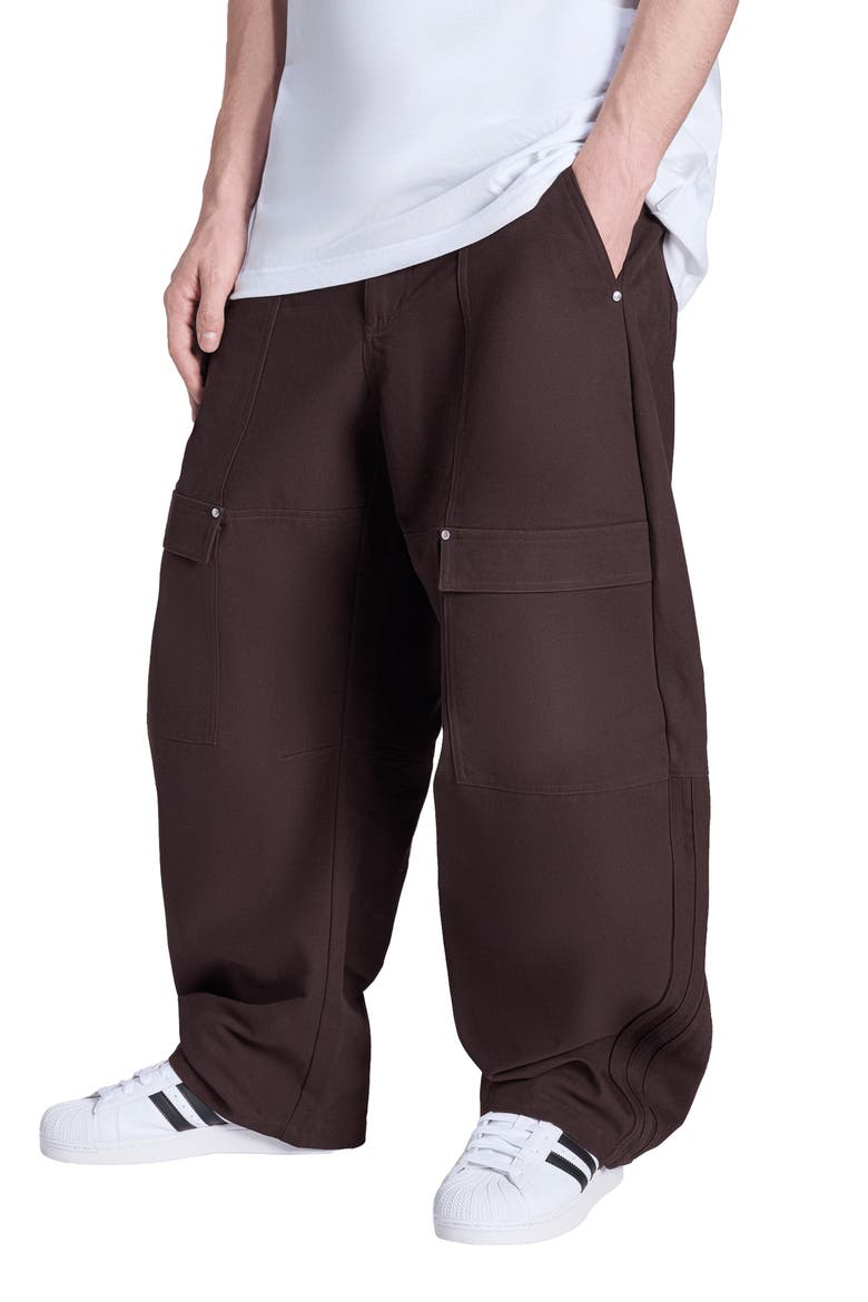 Originals Loose Fit Canvas Cargo Pants, Main, color, AURORA COFFEE/ /