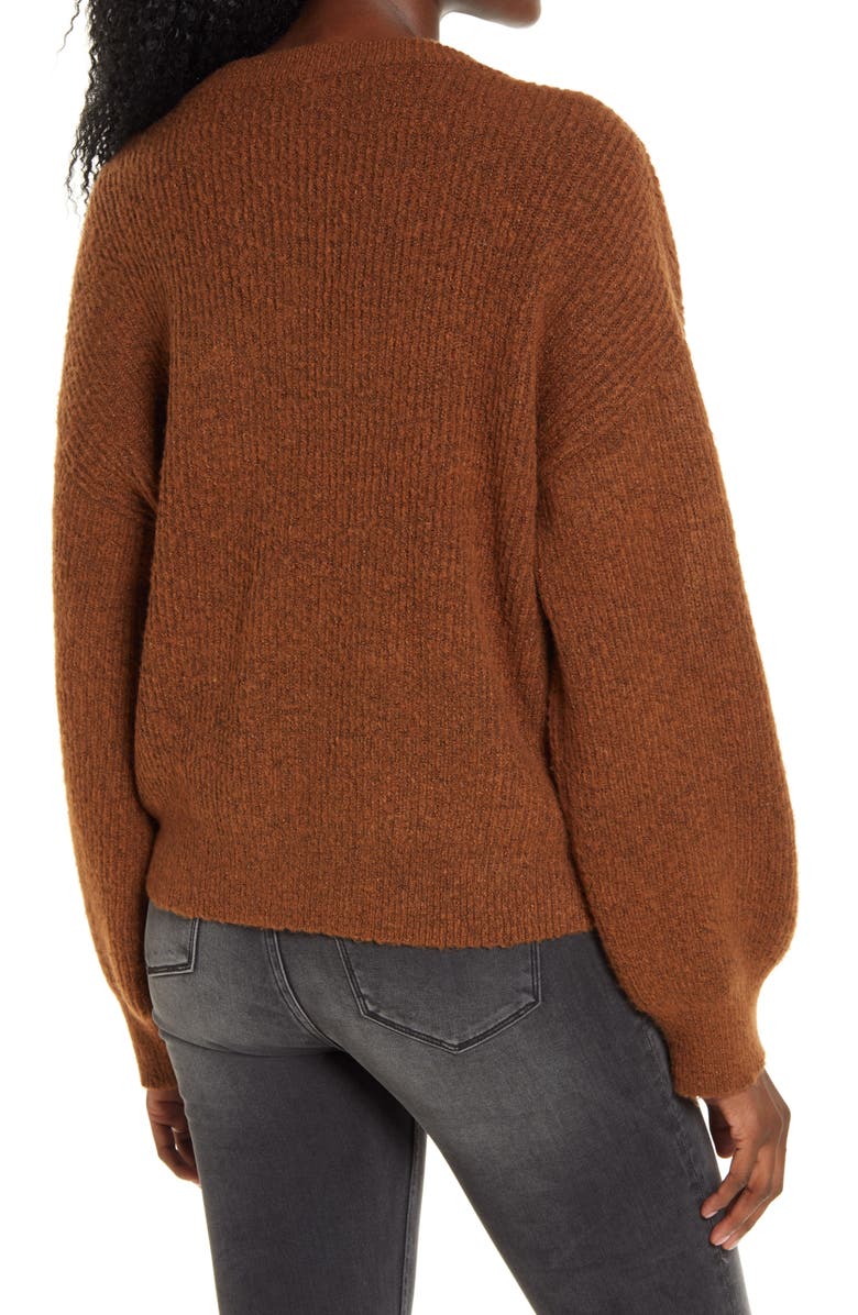 Leith Ribbed Cardigan, Alternate, color,