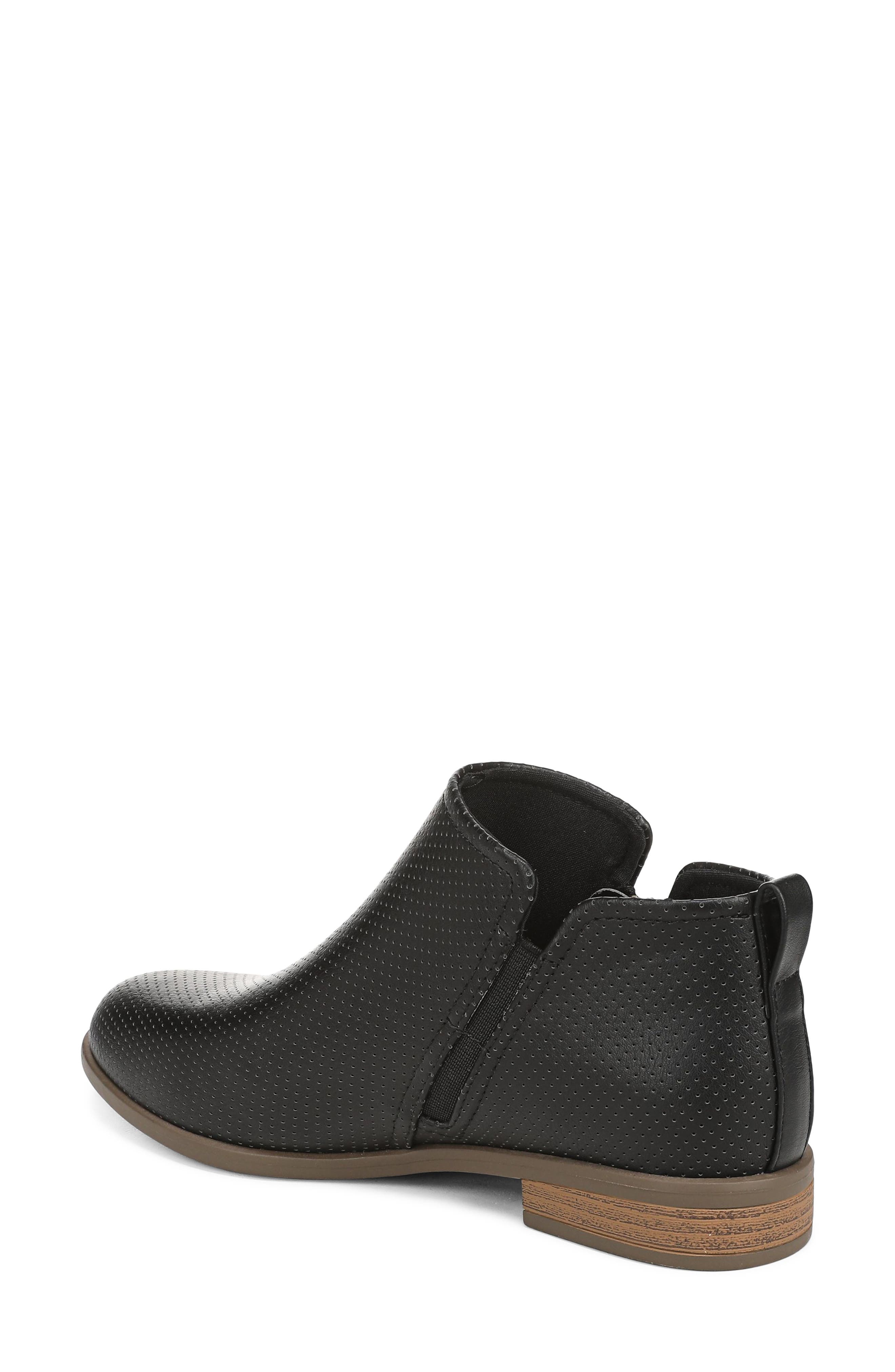 Reverie Faux Leather Bootie, Alternate, color, BLACK FAUX LEATHER