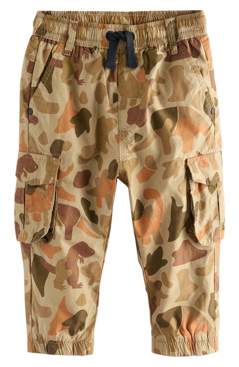 Kids' Dinosaur Camo Cotton Cargo Pants (Baby, Toddler & Little Kid)