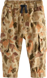 NEXT Kids' Dinosaur Camo Cotton Cargo Pants