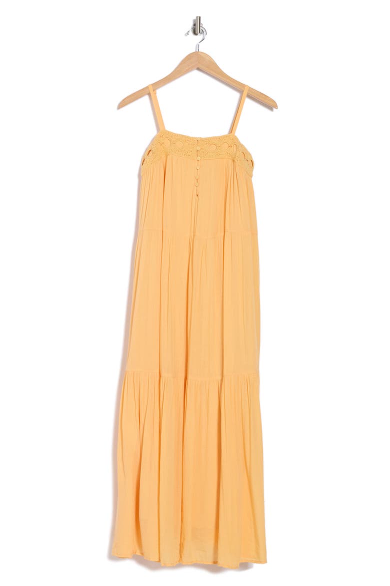 Tiered Maxi Dress, Alternate, color, SHERBET