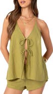 EDIKTED Arden Tie Front Camisole