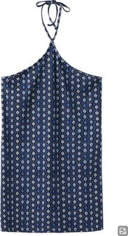 MANGO TEEN Print Halter Minidress