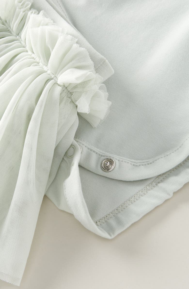 Nordstrom Sweet Ballerina Ruffle Bodysuit & Skirted Leggings Set, Alternate, color, 