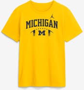 Jordan Brand Men's Jordan Brand Maize Michigan Wolverines Primetime Football Icon T-Shirt