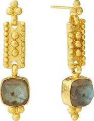 Ottoman Hands Shahrzad Labradorite Drop Earrings