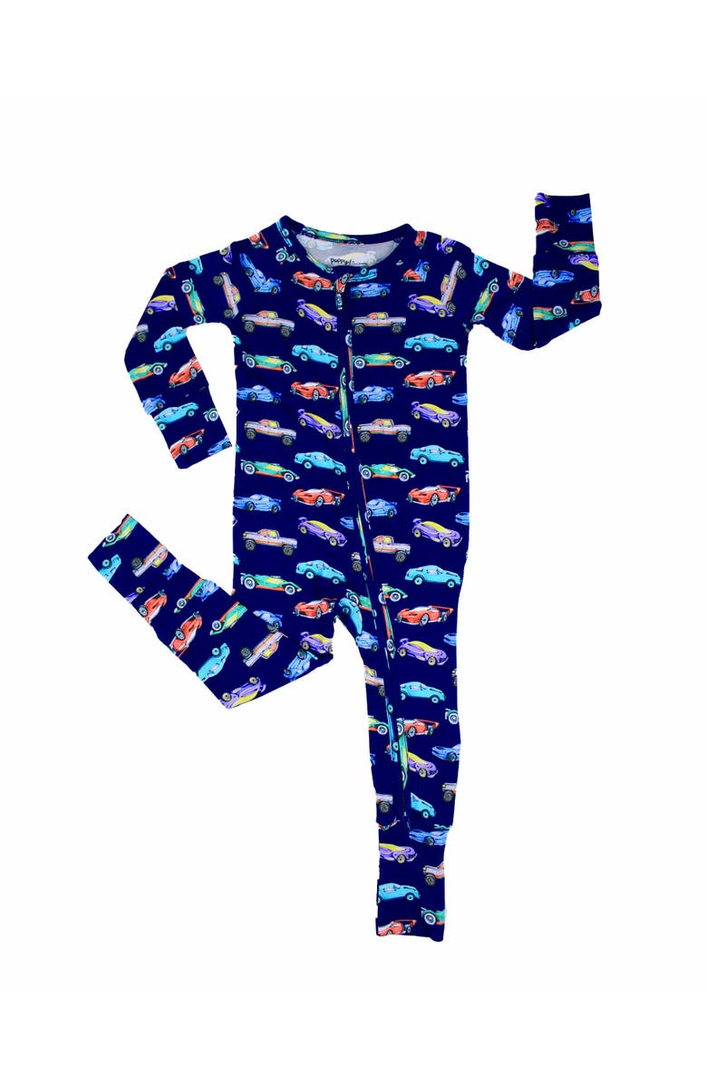 Lev Baby baby pajamas romper, Main, color, Sky Blue