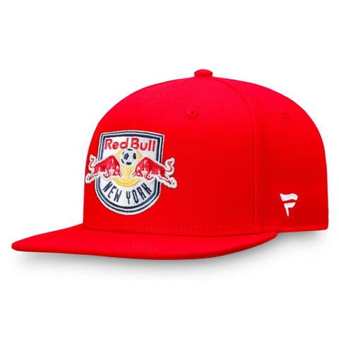 Men's Fanatics Branded Red New York Red Bulls Emblem Snapback Hat