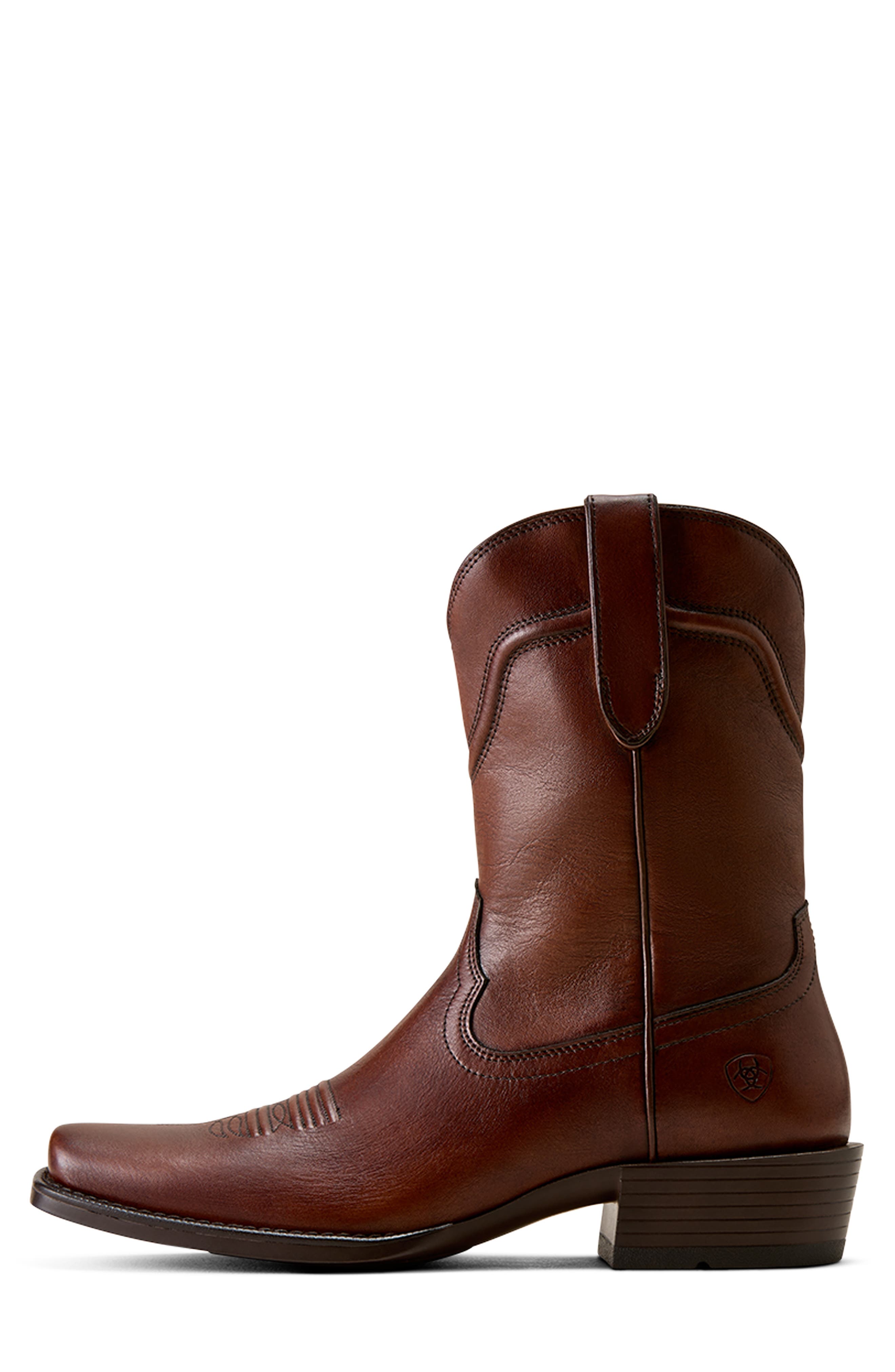 Oliver Narrow Cutter Toe Western Boot, Alternate, color, HONEY BEE