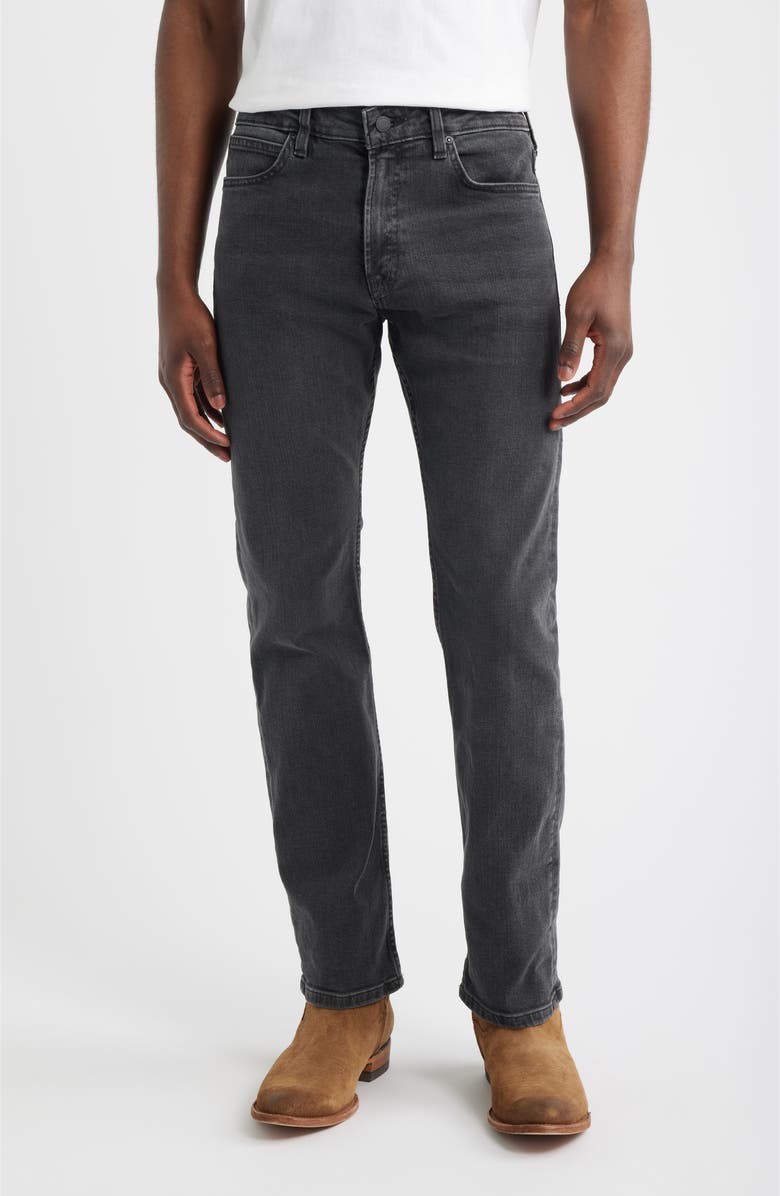 Tecovas Slim Straight Leg Jeans, Main, color, Washed Black
