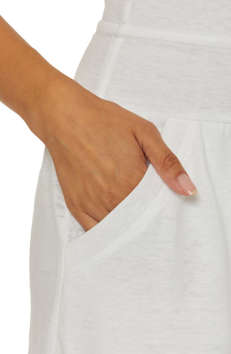 Becca Beach Date Burnout Cover-Up Dress, Alternate, color, White