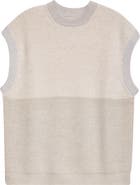 Waste Yarn Project Oda Colorblock One of a Kind Crewneck Sweater Vest