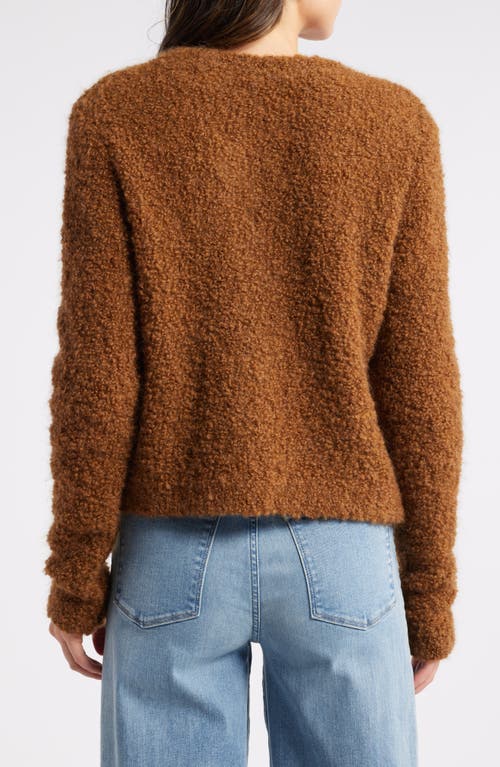 Frame Patch Pocket Cardigan In Camel In Camel