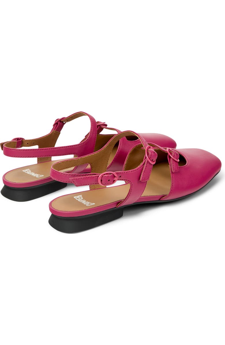 Camper Casi Myra Flat, Alternate, color, Burgundy