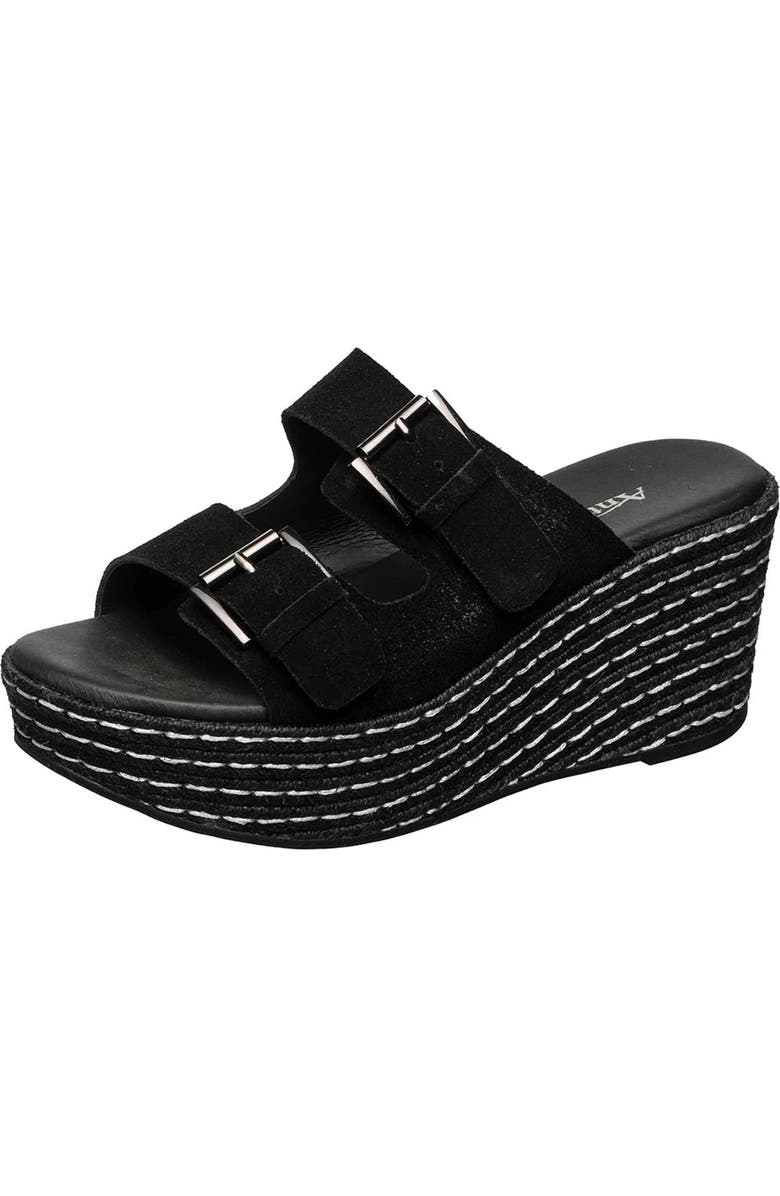 ANTELOPE Hudson Platform Wedge Sandal, Main, color, Black