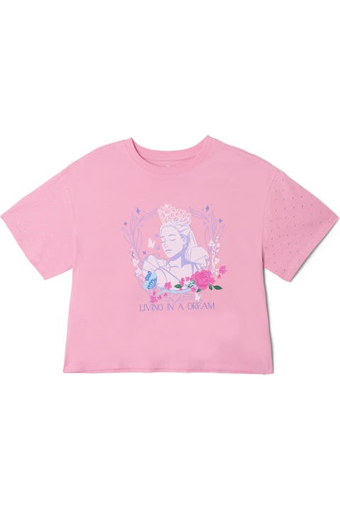 Cropped Drop Shoulder T-Shirt