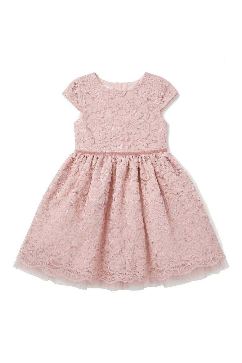 Kids' Remy Sparkle Lace Float Dress, Main, color, MAUVE