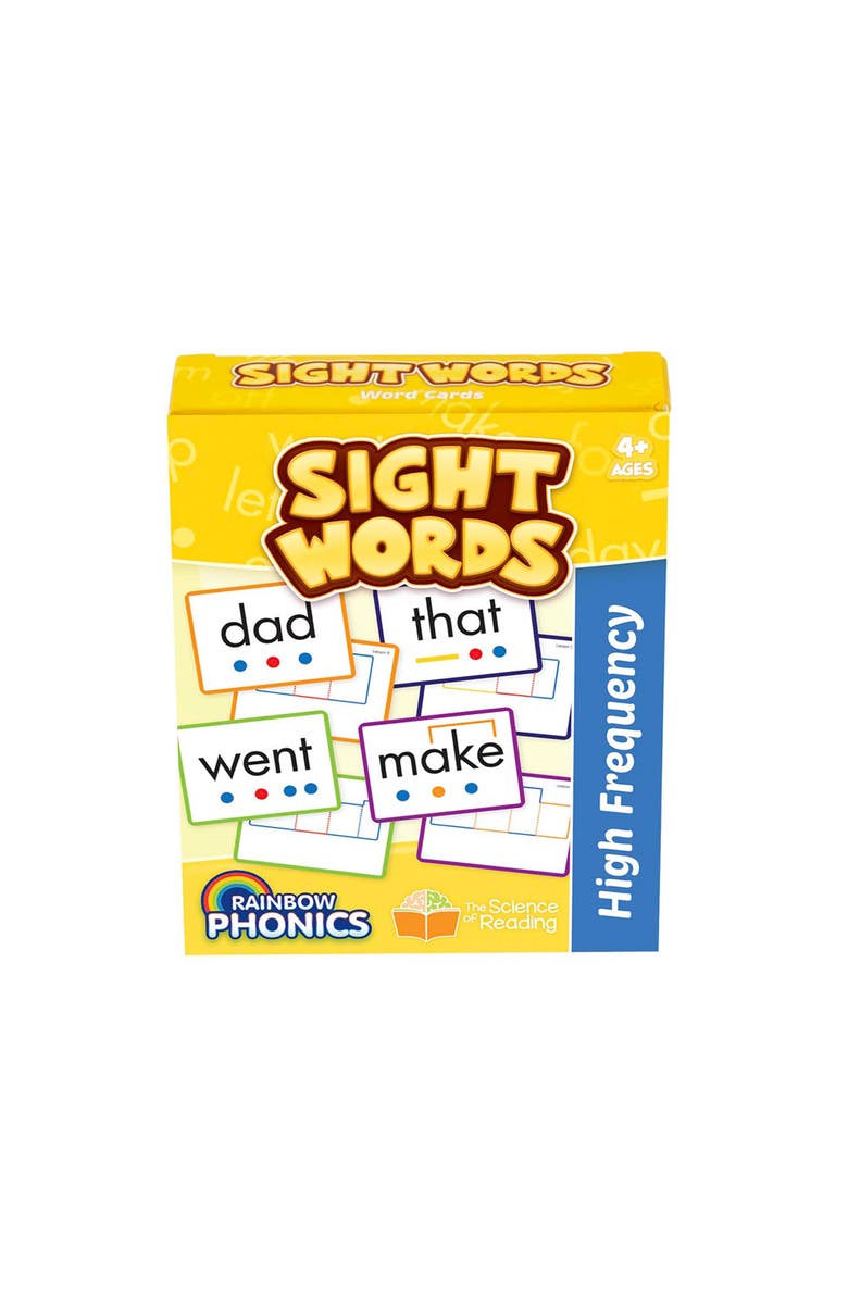 Junior Learning Rainbow Phonics Sight Words Flash Cards, Main, color, Multicolored