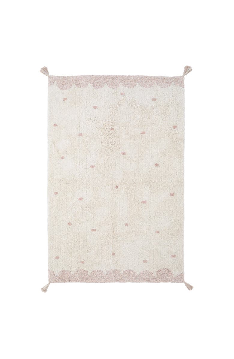 Nattiot Minna Rug, Main, color, Off White / Nude
