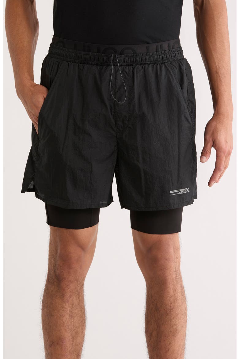 Dolidori 2-in-1 Active Shorts, Main, color, BLACK