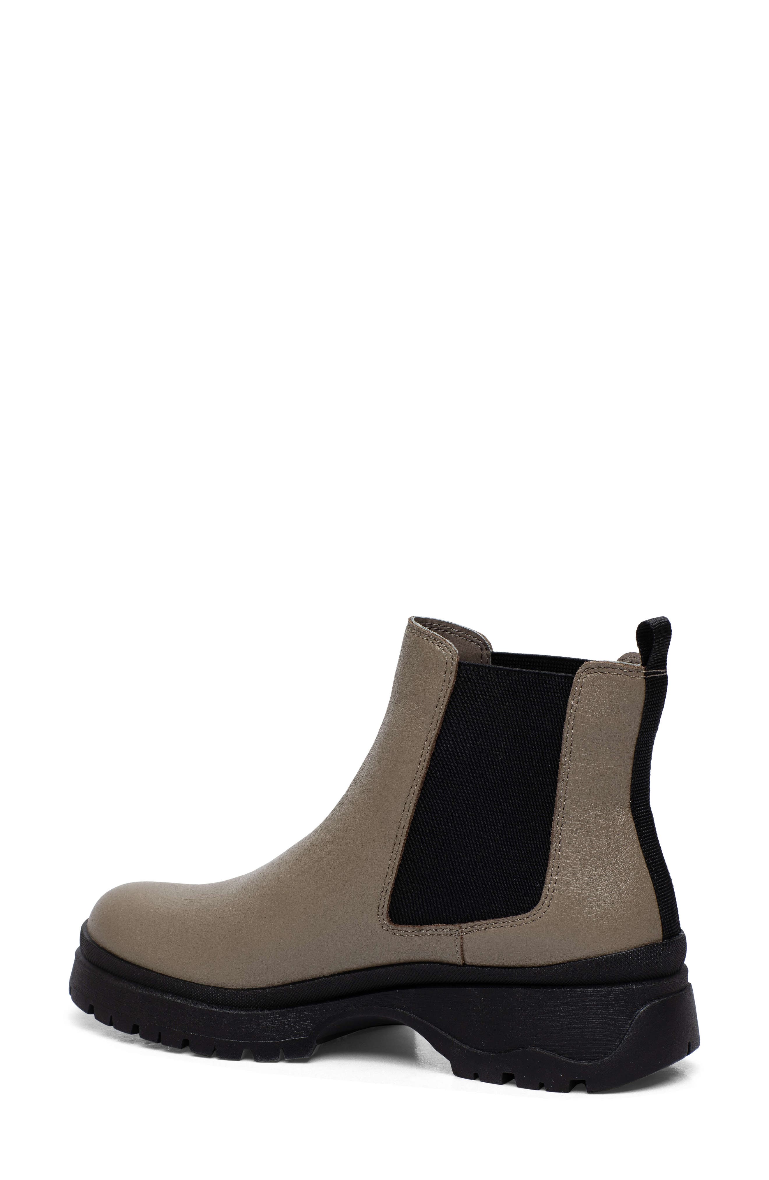 Linea Paolo Tokio Lug Sole Chelsea Boot, Alternate, color, Walnut