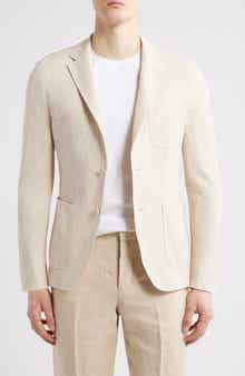 BOSS Heston Linen & Cotton Sport Coat