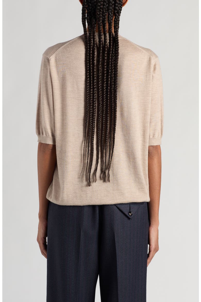 Lightweight Fine Cashmere Crewneck Sweater, Alternate, color, RIVERBED