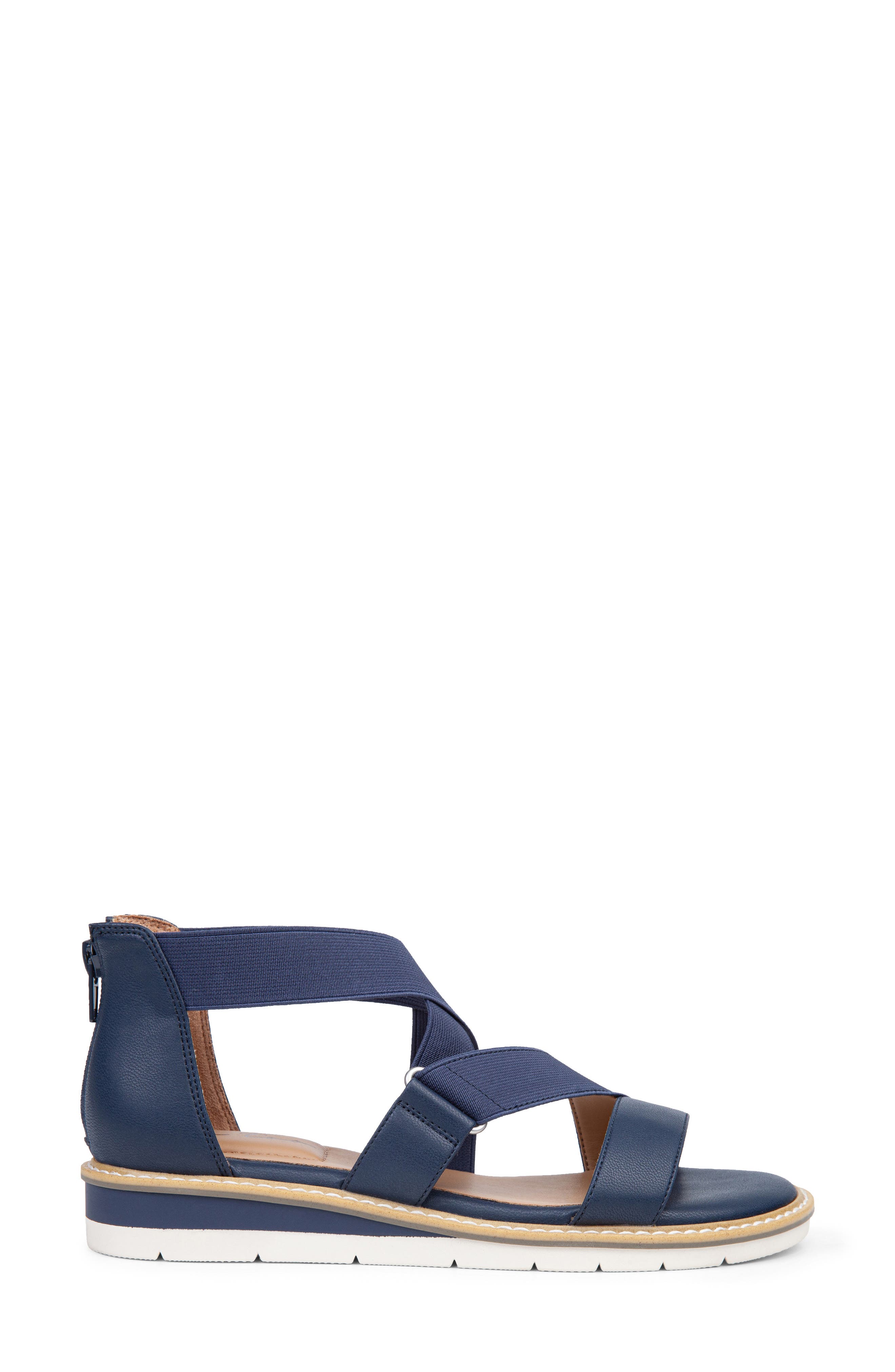 Alisa Strappy Sandal, Alternate, color, NAVY