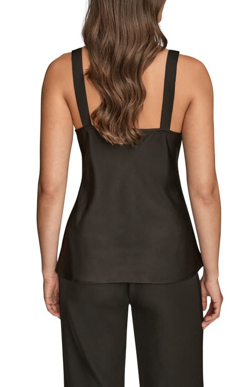 Donna Karan New York Cowl Neck Camisole In Black