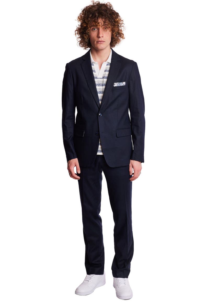 Dover Slim Fit Sport Coat, Alternate, color, NAVY LINEN