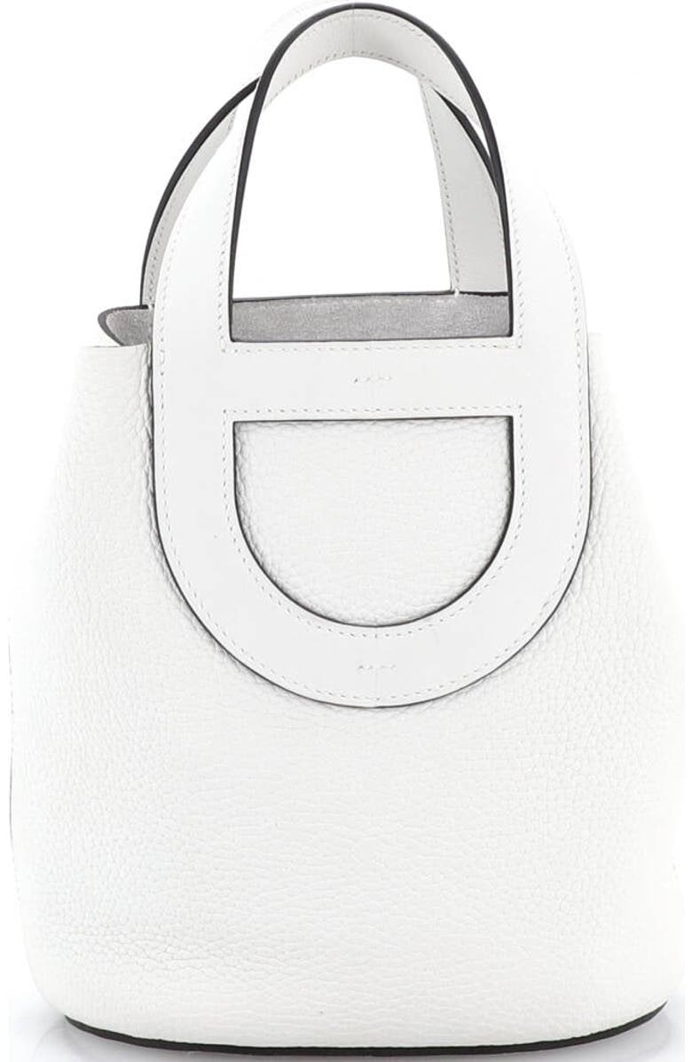 Pre-Owned Hermes In-The-Loop Bag Clemence with Swift 18, Alternate, color, New White